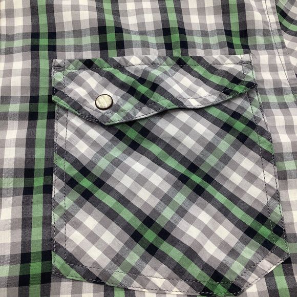 The North Face Mens Short Sleeve Pearl Snap Shirt Size Large - Picture 5 of 7